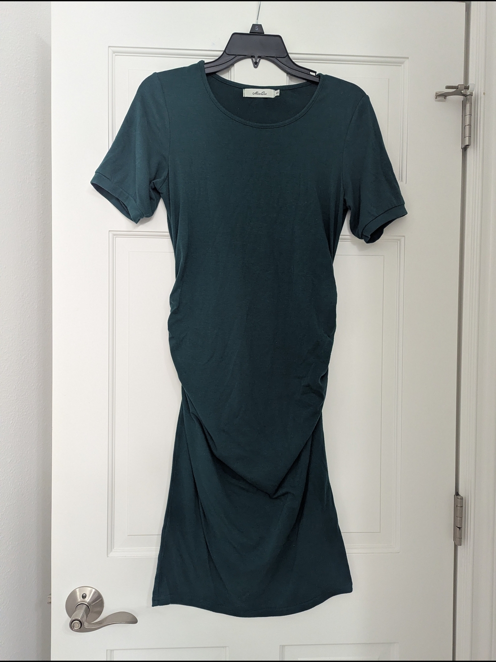 Maternity Short Sleeve Midi Dress